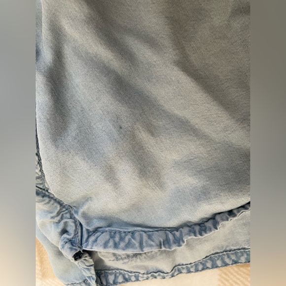 XS American Eagle Outfitters Sky Blue Shorts Jean loose shorts - Picture 6 of 6